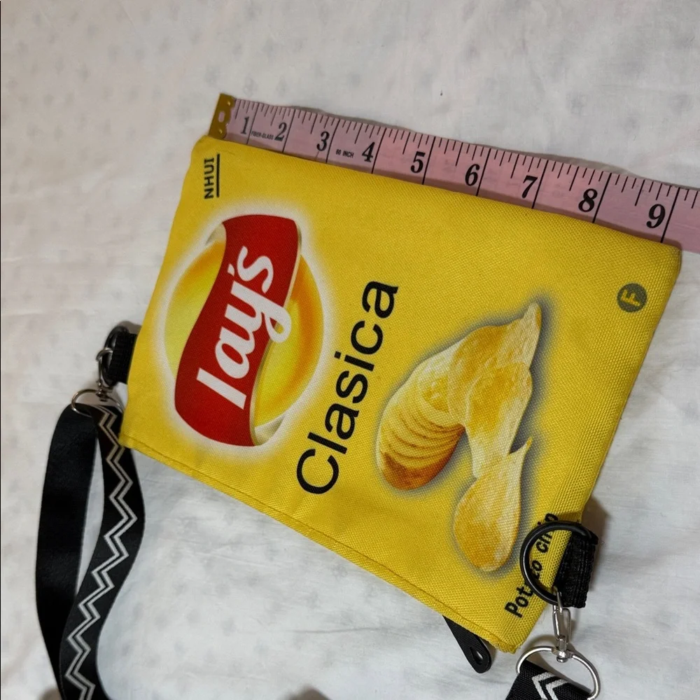 Lay’s chips logo Yellow Crossbody Bag
